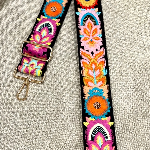 Guitar Straps Crossbody Bag Strap NWOT Embroidered 🎁 gift ready🎁 - Picture 5 of 11